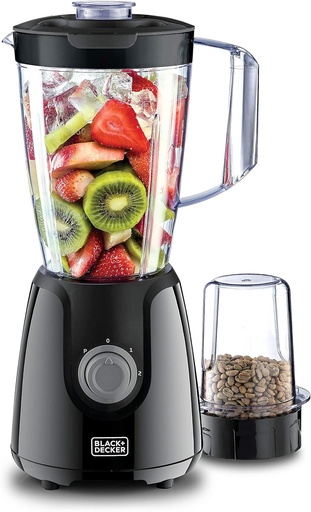 [35401022] BLACK & DECKER BX4130-B5 400W, 1.5L BLENDER WITH GRINDING MILL