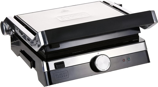 [35509005] BLACK & DECKER CG2000-B5 2000W CONTACT GRILL (180O ROTATION) WITH DETACHABLE PLATES
