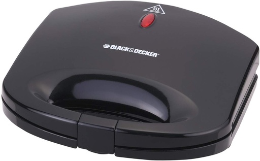 [35203017] BLACK & DECKER 2 SLICE SANDWICH MAKER TS1000-B5