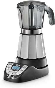 [35401401] DELONGHI ALICIA PLUS EMKP 63.B - COFFEE MAKERS (FREESTANDING, BLACK, SILVER, BUTTONS, 50/60 HZ)