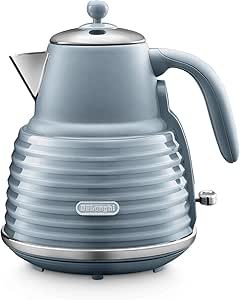 [35401406] DELONGHI SCOLPITO KETTLE,1.5 LITERS, 360° SWIVEL BASE, STAINLESS STEEL, KBZS3001.AZ