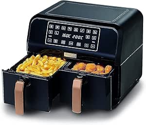 [35511034] KENWOOD HFP70.000BK DUAL AIR FRYER - 4L+4L