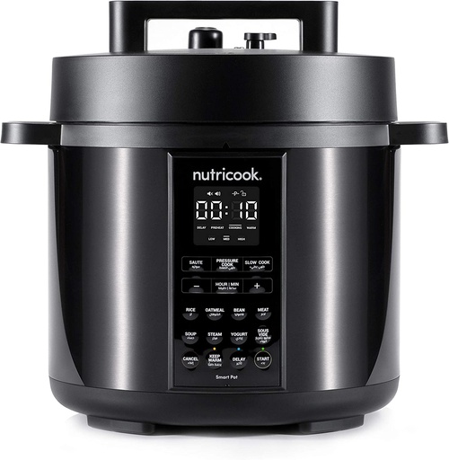 [35506008] Nutricook NC-SP208K Smart Pot Pressure Cooker Black - 8L