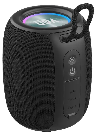 [15205075] Von VPS10X5LEK Bluetooth Portable Party Speaker IPX5 10W - Black