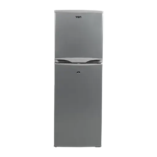 [10103071] Von VART-22DHS Double Door Fridge 134L - Silver
