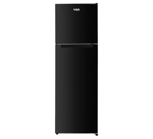 [10103197] Von VRT-334NVAK Double Door Inverter Fridge 334L - Dark Inox