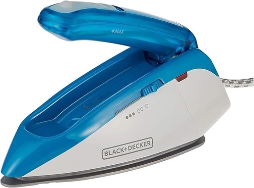 [35401030] BLACK & DECKER 1085W DUAL VOLTAGE TRAVEL STEAM IRON TI250-B5