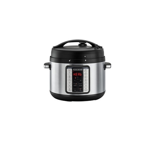 [35503009] BLACK+DECKER PCP1010-B5 10L PRESSURE COOKER, STAINLESS STEEL - 1350W 