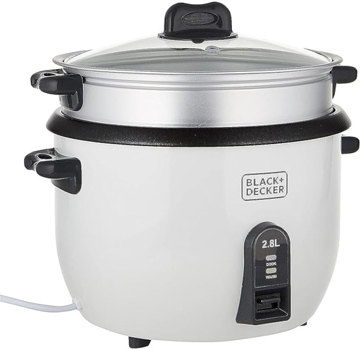 [35401031] BLACK & DECKER Rice Cooker RC2850 1100W 2.8 L