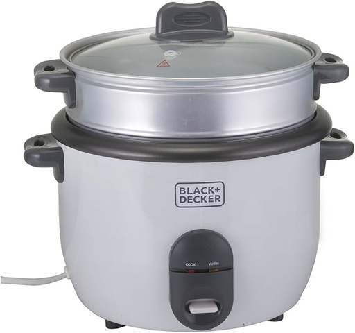 [35401037] BLACK & DECKER RC1860 700W 1.8 L 7.6 CUP RICE COOKER