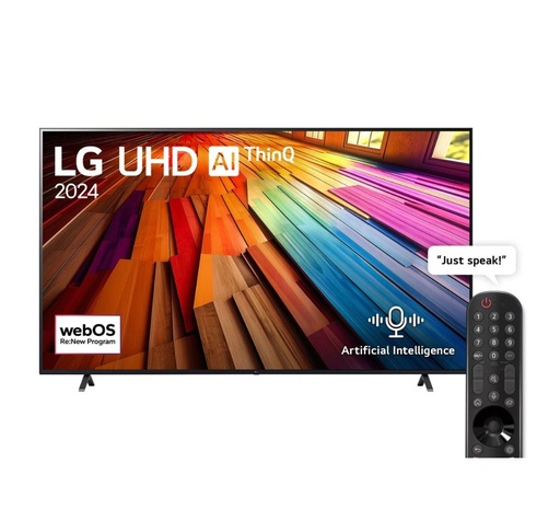 [15102396] LG 65" 65UT80006LB UHD AI UT80 4K Smart TV AI Magic remote HDR10 webOS24 