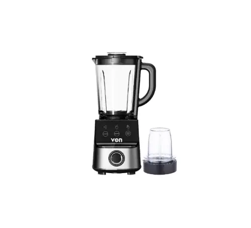 [35401108] VON BLENDER VBG1001BLK 1000W GŁASS JAR BLACK 