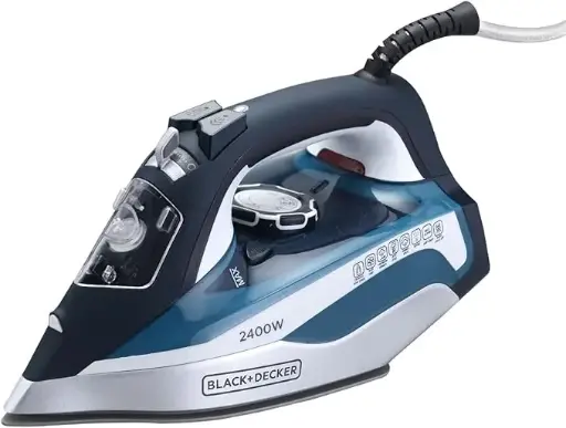 [35102098] Black and Decker X2150-B5 2400W Steam Iron with Ceramic Soleplate