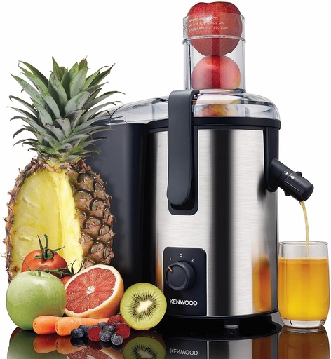 [35401085] Kenwood Juice Extractor JEM50.000BS 700W Stainless Steel Anti Drip for Home, Office,Cafeteria  Silver/Black
