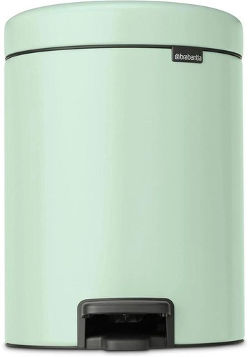 [233883] Brabantia NewIcon Pedal Bin, 5 litre, Plastic Bucket, Jade Green