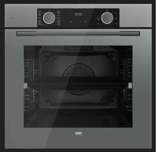 [25205014] VON BI OVEN VBO60101DFD 60CM MULTIFN 10 DIGIT 