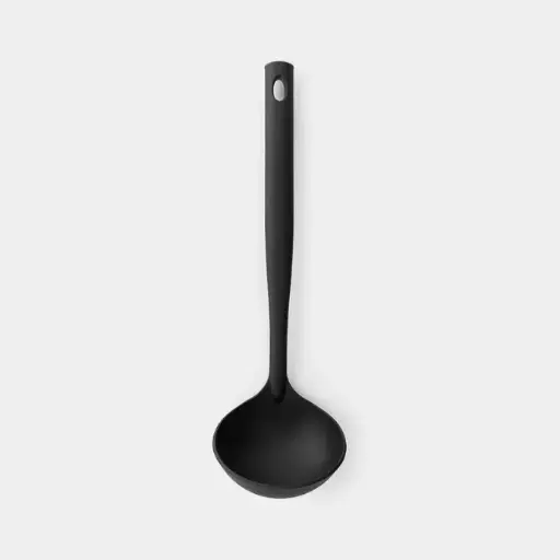 [365225] Brabantia Black Line - Non-Stick Kitchen Utensils, Nylon - Soup Ladle