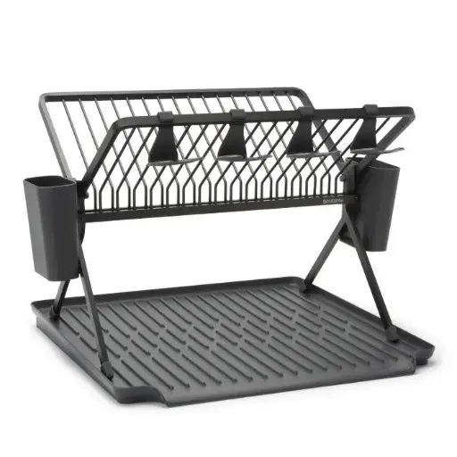 [139482] Brabantia Foldable Dish Rack Large - Dark Grey
