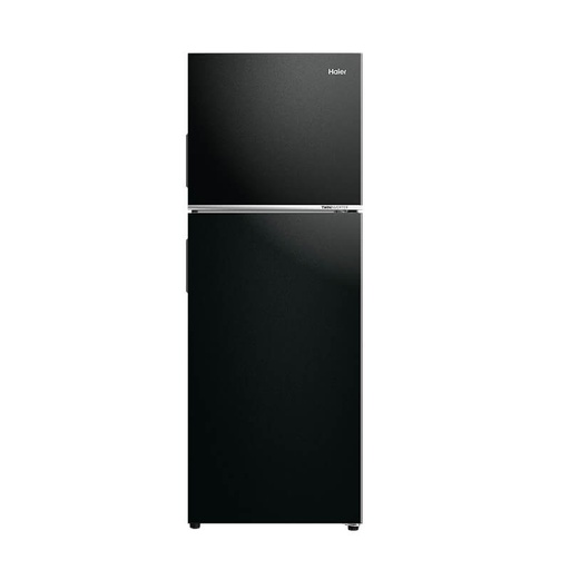 [10106005] Haier Fridge HRF-355BS Double Door TMF 333L, No Frost, Inverter, Black