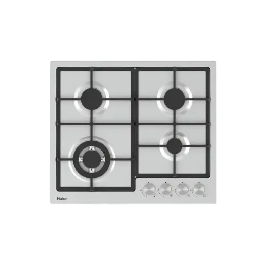 [25106003] Haier Built-in Hob M64CT2X, 4Gas, Silver