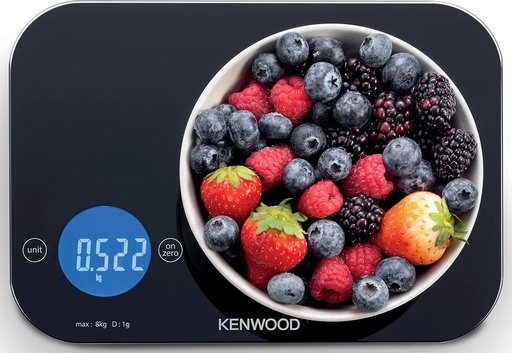 [35401102] KENWOOD DIGITAL KITCHEN SCALE WITH 6 WEIGHING UNITS WEP50.000BK 