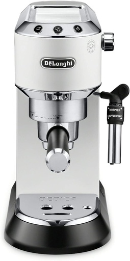 [35603018] DELONGHI DEDICA STYLE TRADITIONAL PUMP ESPRESSO MACHINE, COFFEE AND CAPPUCCINO MAKER, EC685.W 
