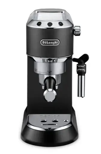 [35603019] DELONGHI DEDICA STYLE TRADITIONAL PUMP ESPRESSO MACHINE, COFFEE AND CAPPUCCINO MAKER, EC685.BK 
