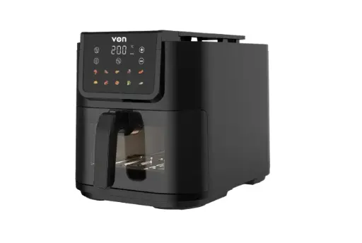 [35511060] VON AIR FRYER VAF080DSTK 8L SLIM DIGITAL B 