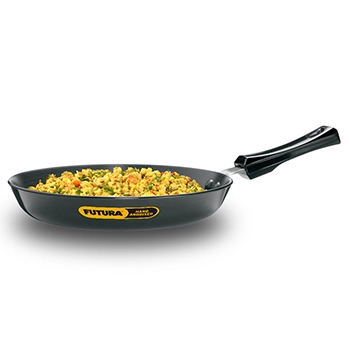 [500137] Futura Frying Pan IAF24 24 cm Induction Compatible Hard Anodised  (4.06 mm Thick)