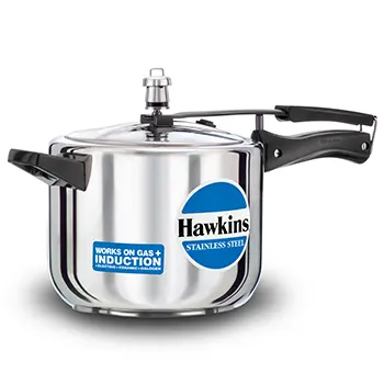 [500005] Hawkins Pressure Cooker HSS50 Stainless Steel 5 Litre (Induction)