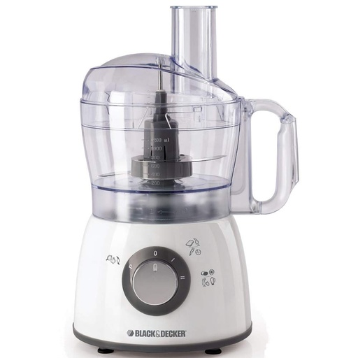 [35301034] BLACK & DECKER FOOD PRO FX400-B5 MIDI 400W 18 FUNCTIONS WHITE