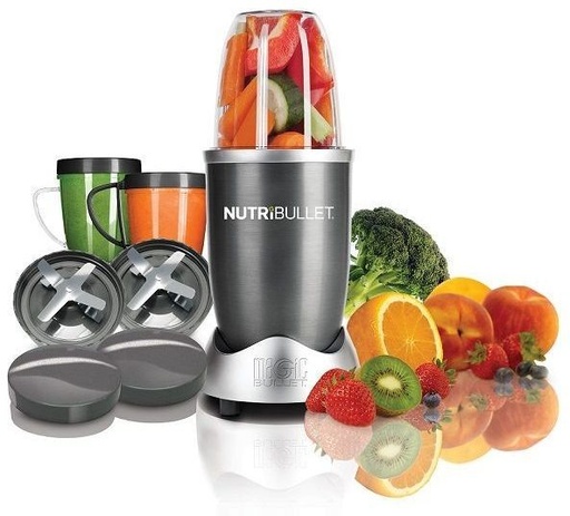 [35401007] NUTRI BULLET NBR-1212M GRAY 9 PIECE SET