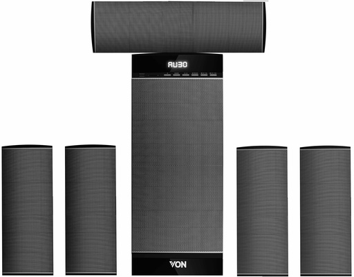 [15203023] VON SUBWOOFER VES3005FS 300 RMS 5.1CHANNEL,BLUETOOTH, USB
