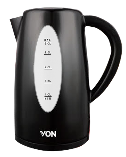 [35201061] VON KETTLE VSKL03BNK 3.0L BLACK 1850-2200W